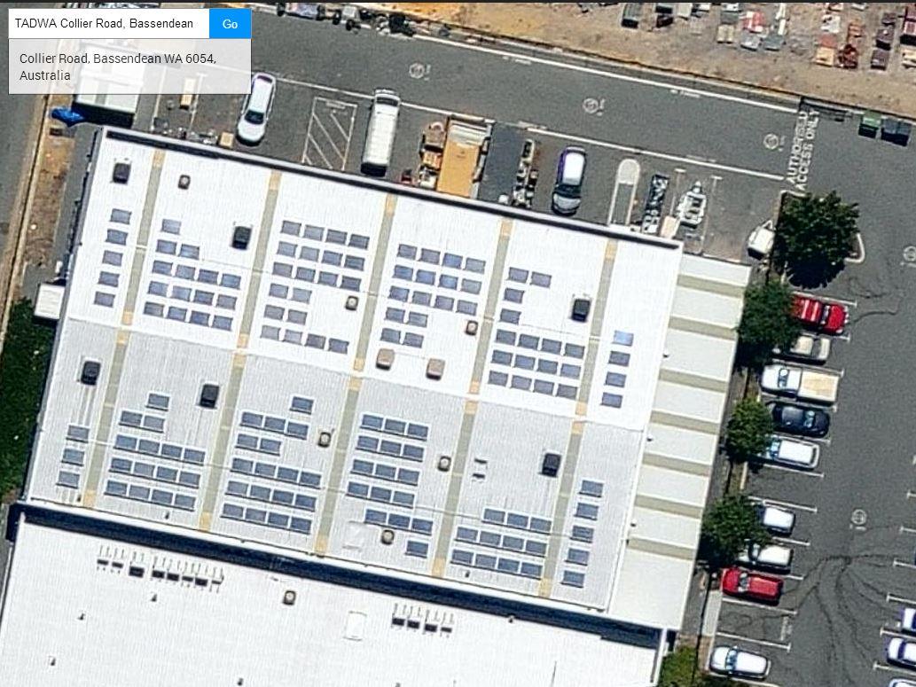 Solar installation at TADWA by Next Power